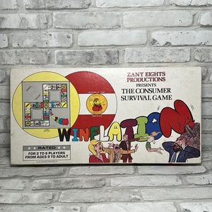 Vintage Winflation Board Game Zany Eights Consumer Survival